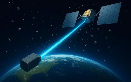 Europe’s ALBATOR Project Targets Space Junk with Contact-Free Debris Removal Technology