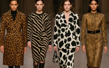 Fashion’s Wild Side Roars Back: Leopard, Zebra, Cow, and Snake Prints Dominate Fall/Winter 2025 Runways