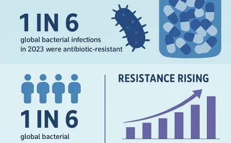 One in Six Global Infections Now Antibiotic-Resistant, WHO Warns in 2025 Report