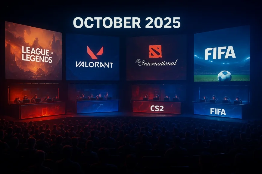 October 2025 set to deliver blockbuster eSports tournaments and record prize pools