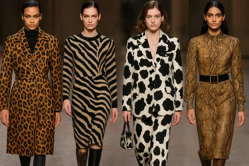 Fashion’s Wild Side Roars Back: Leopard, Zebra, Cow, and Snake Prints Dominate Fall/Winter 2025 Runways