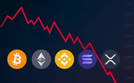 Crypto market slides as BTC, ETH, and major altcoins drop amid ETF outflows and weakening sentiment
