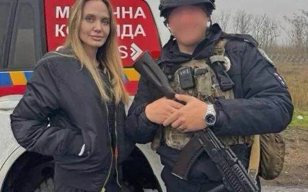 Angelina Jolie visits Kherson in private trip - Driver detained and enlisted by Ukrainian authorities