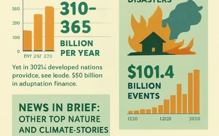 UNEP highlights $310 billion climate adaptation finance gap ahead of COP30