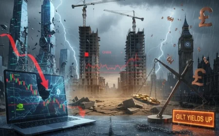 Global markets fall after Wall Street tech sell-off and China investment slump