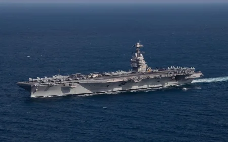 USS Gerald R. Ford deploys to Caribbean in massive show of force near Venezuela