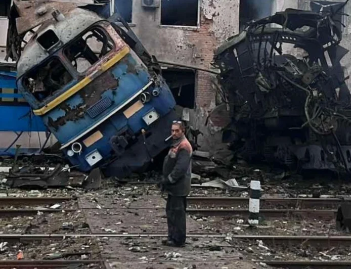 Russia targets Ukraine’s railways, with over 800 attacks recorded this year