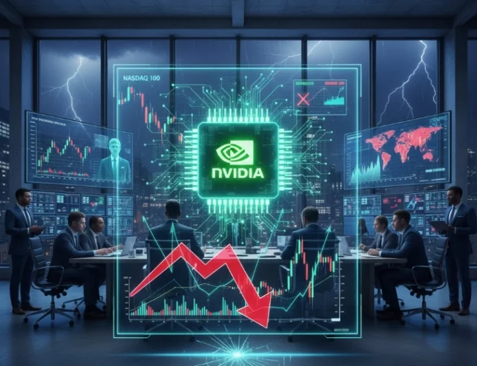Wall Street stocks end mixed amid Fed rate cut worries and anticipation for Nvidia earnings