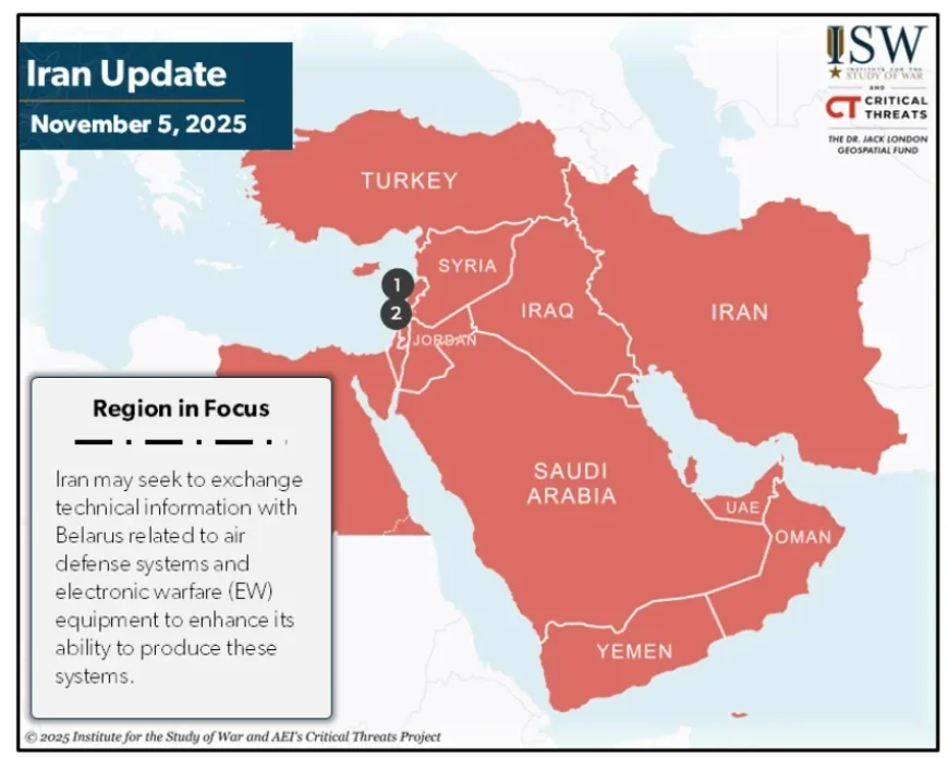 Israel reportedly preparing multi-day operation in Lebanon as Hezbollah rebuilds forces; Iran deepens defense ties with Belarus
