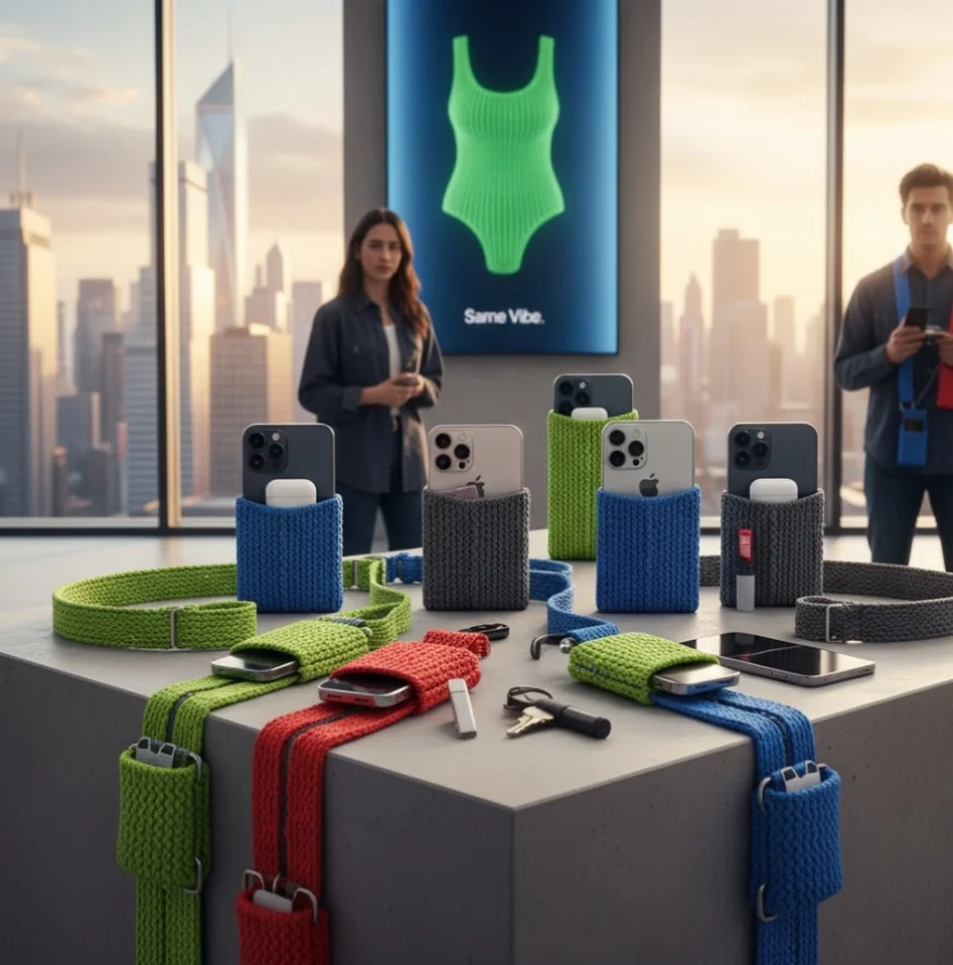 Apple launches knitted iPhone Pocket in collaboration with Issey Miyake