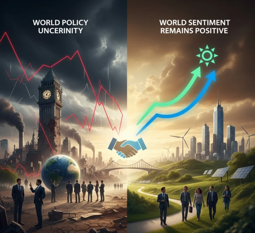 Global policy uncertainty surges despite positive economic sentiment