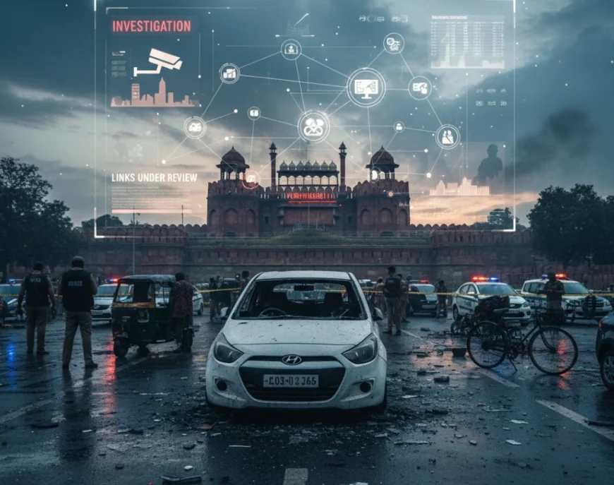 Delhi Red Fort car blast investigation checks links to Kashmir arrests and explosives seizure