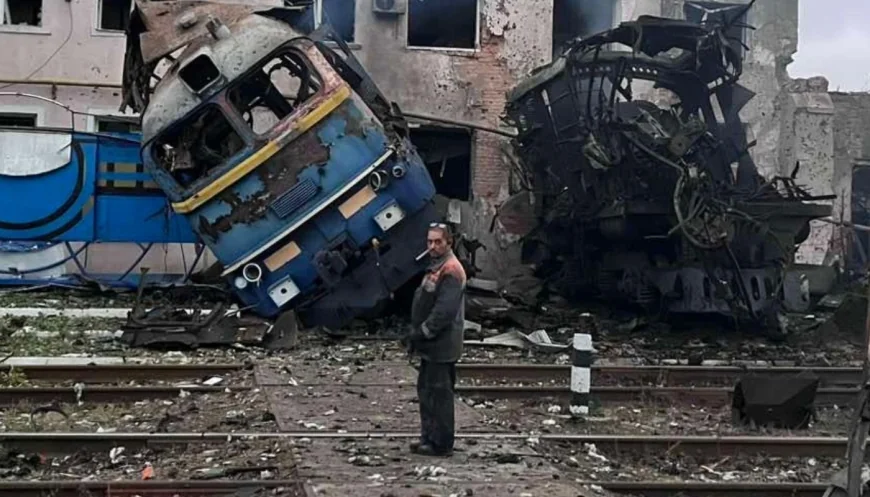 Russia targets Ukraine’s railways, with over 800 attacks recorded this year