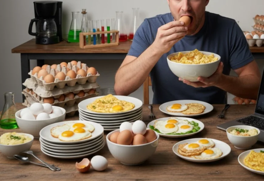 Harvard researcher eats 720 eggs in a month to study effects on cholesterol